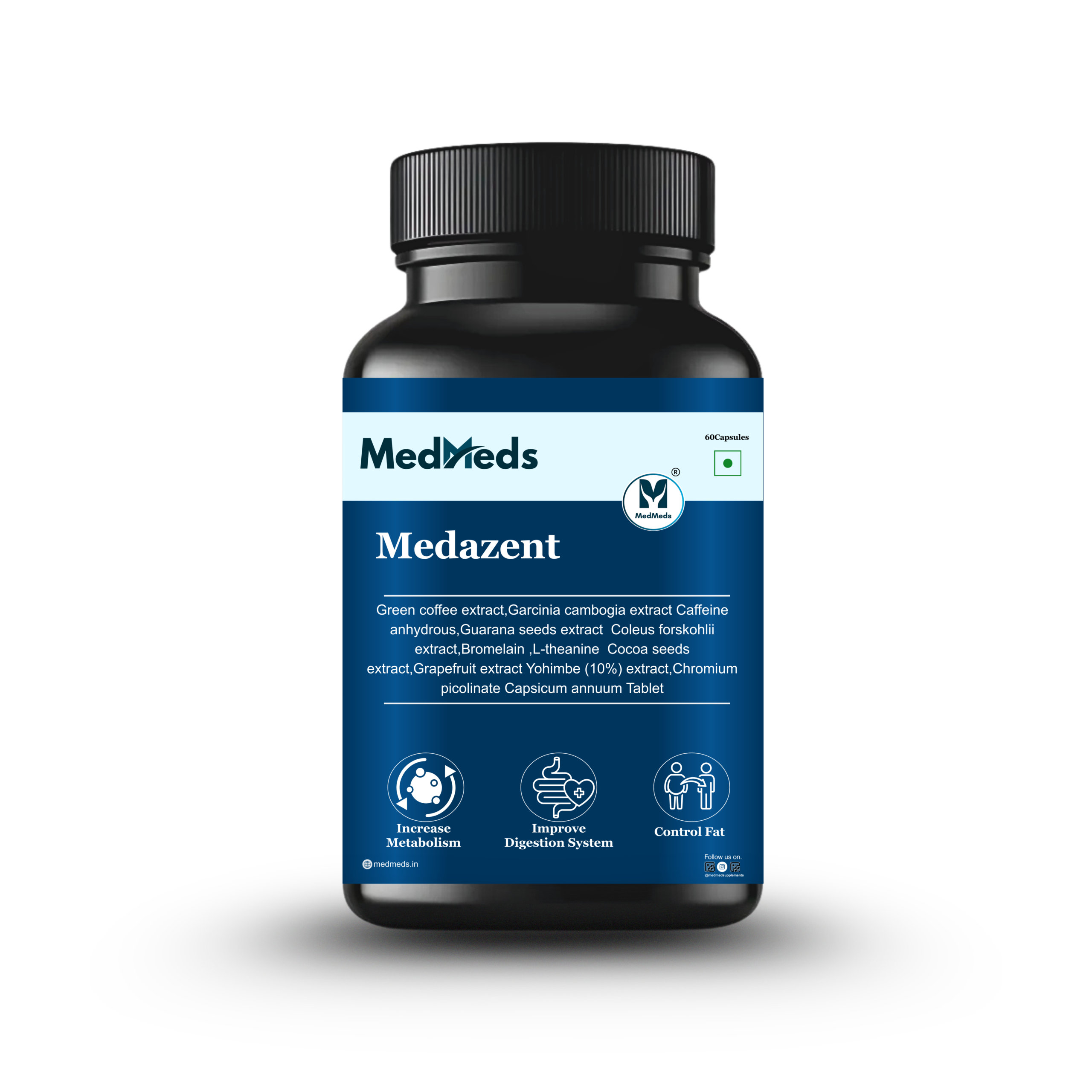 Medazent Metabolism Booster Supplement for Weight Gain