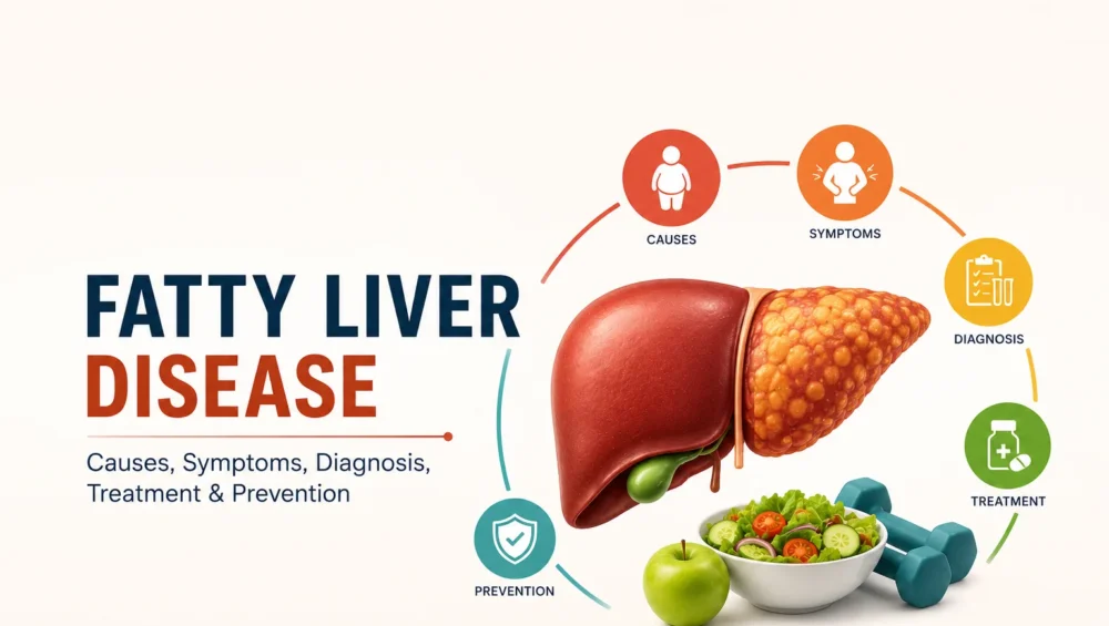 Fatty Liver Disease: Causes, Symptoms, Diagnosis, Treatment & Prevention