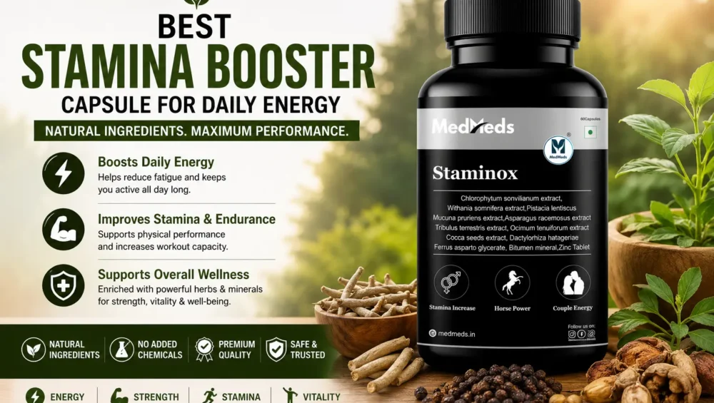 Best Stamina Booster Capsule for Daily Energy: Benefits, Ingredients & Buying Guide