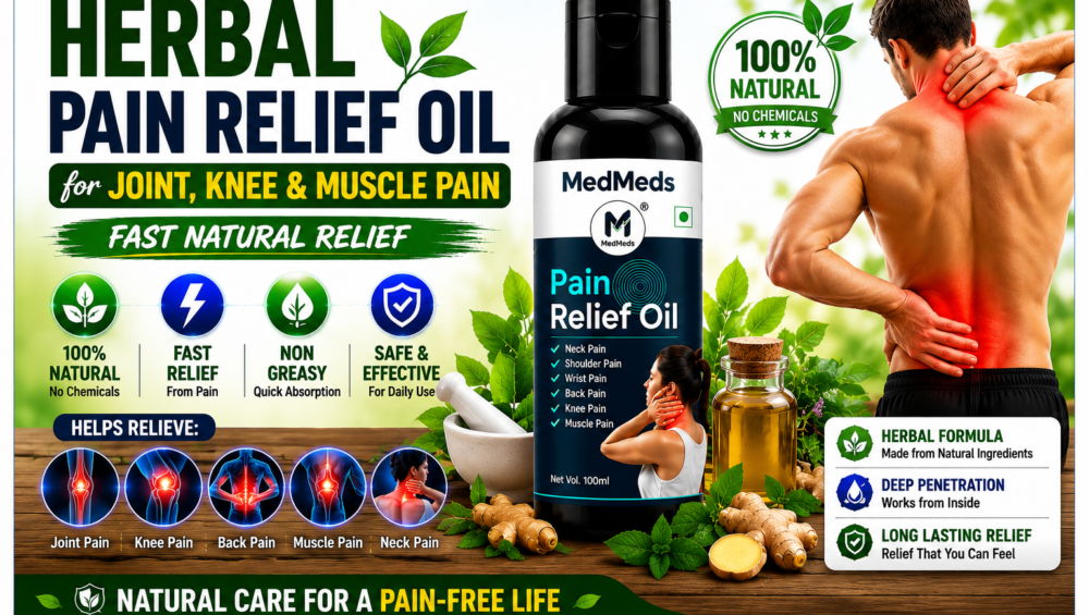 Best Herbal Pain Relief Oil for Joint Pain (Fast Natural Relief for Knee & Muscle Pain)