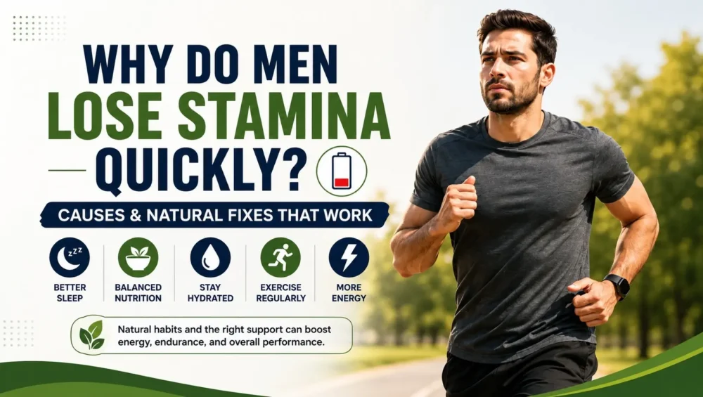 Why Do Men Lose Stamina Quickly? Causes & Natural Fixes That Work.