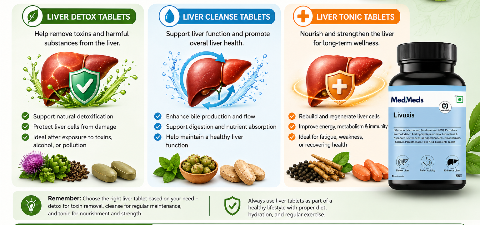 Types of Liver Tablets