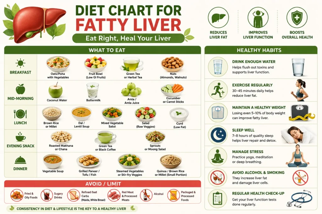 Diet Chart for Fatty Liver