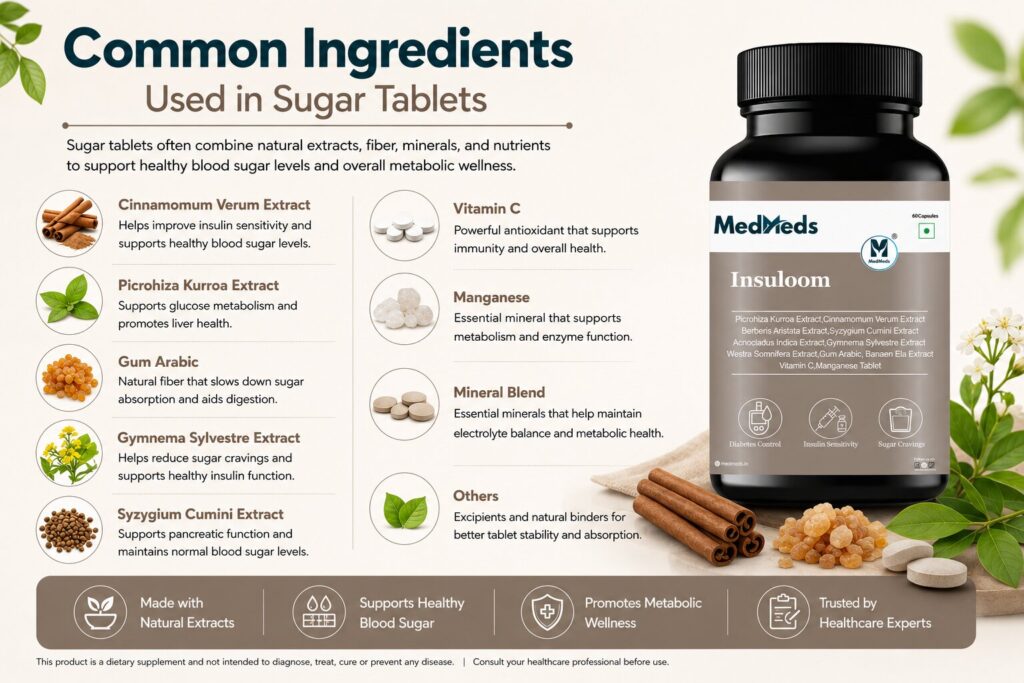 Sugar Tablet Ingredients