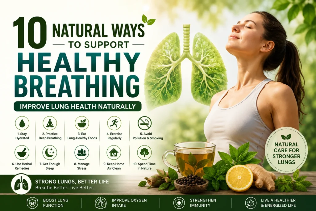 10 Natural Ways to Support Healthy Breathing Naturally