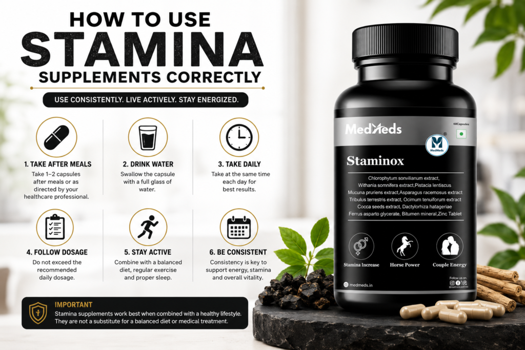 How to Use Stamina Supplements Correctly