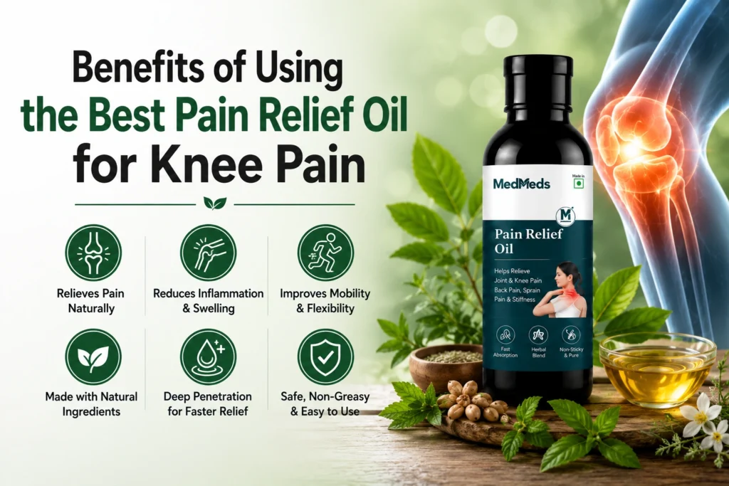 Benefits of Using the Best Pain Relief Oil for Knee Pain