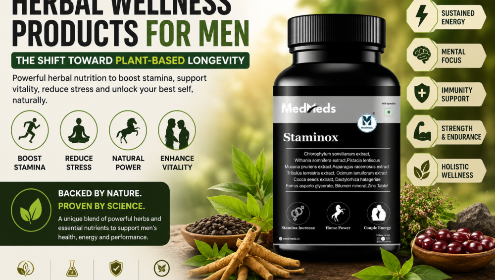 Why Men Choose Herbal Wellness Products