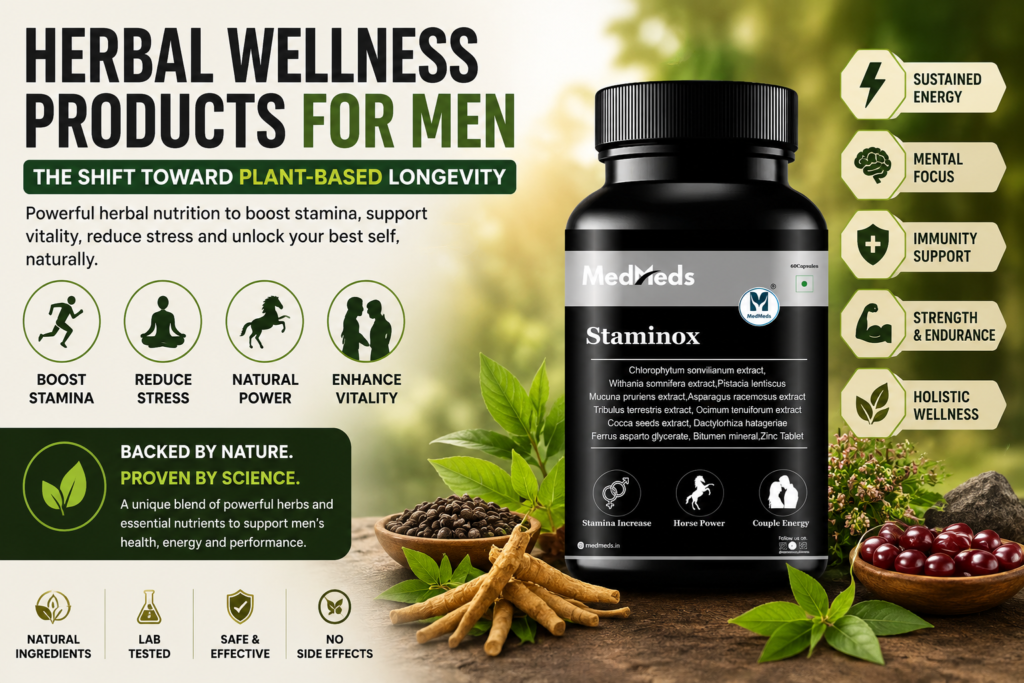 Why Men Choose Herbal Wellness Products