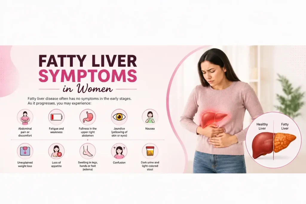 fatty liver symtoms