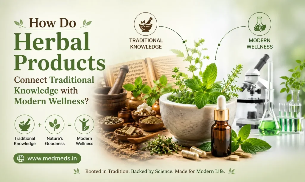 how herbal products connect to traditions