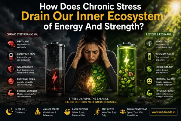 how does stress drain out inner ecosystem