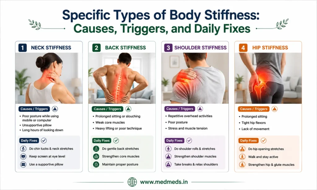 specific types of stiffness