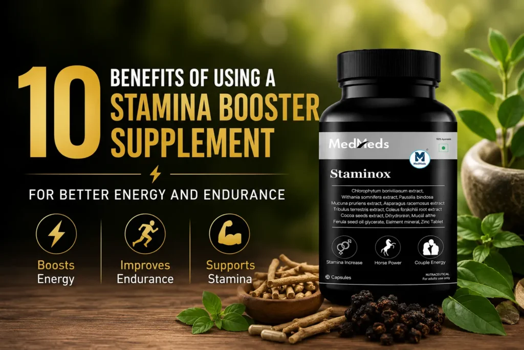 10 benefits of using stamina booster supplement