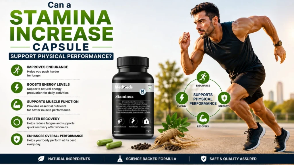 can stamina incresae capsule support physical performance 