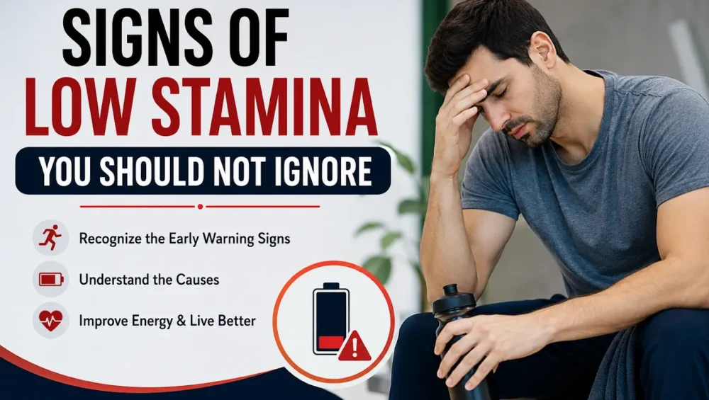 signs of low stamina