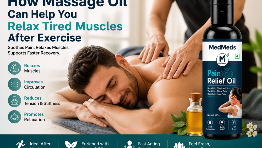 How Massage Oil Can Help You Relax Tired Muscles After Exercise