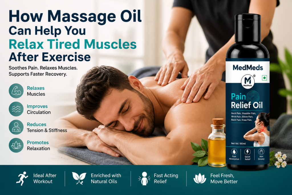 How Massage Oil Can Help You Relax Tired Muscles After Exercise