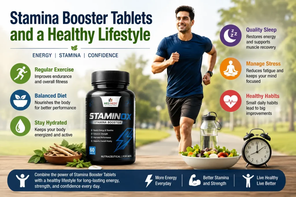 Stamina Booster Tablets and a Healthy Lifestyle